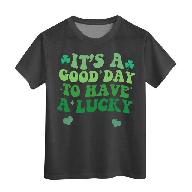 PMVFHDE Hauts Tube pour Filles T-Shirts Graphiques pour Filles Hauts d'Été pour Filles T-Shirt Décontracté Chic pour Filles T-Shirts pour Filles Manches Courtes T-Shirt Col Rond d'Été Coupe Décontractée Basique Noir, 3-4 Ans