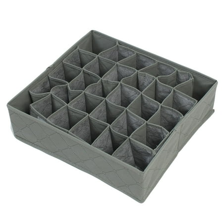 Drawer Folding 30 Compartment Removable Tie Necktie Socks Closet