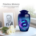thumbnail image 6 of Snake small keepsake Urns for Human Ashes - blue mini Urns for Ashes Adult set of 4 - Burial Urns for Adult Male & Female - 1 Large Urns for father, 10&3 inch, 6 of 7