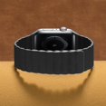 thumbnail image 6 of LEIXIUER Leather Link Magnetic Loop Compatible with Apple Watch Bands 44mm 40mm 45mm 41mm 38mm 42mm 49mm Replacement Accessories bracelet Compatible with iWatch Series 3 4 5 se 6 7 8 Ultra Women Men, 6 of 7