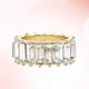 thumbnail image 2 of Anillos femeninos Anillos de dedo elegantes Anillos de cristal Decoración de dedos Anillos de joyería Blanco 7, 2 of 5