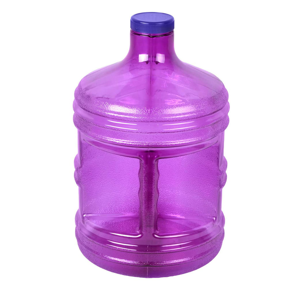 5 Liter 169oz Bpa Free Reusable Water Bottle W 48mm Screw Cap Purple