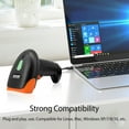 thumbnail image 2 of PEPISKY U20 USB Wired Handheld 1D 2D QR Barcode Scanner Manual Continuous, 2 of 8