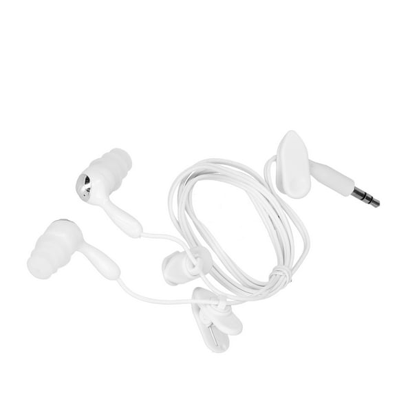 Écouteurs Étanches, Conception Ergonomique Étanche IP68 Écouteurs Étanches pour le Surf pour la Course pour la Natation Noir,Blanc