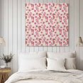 thumbnail image 4 of Pink Floral Seahorse Wall Art Painting on Canvas, Starfish Slipper Linen Vintage Canvas Art Home Prints Wall Art Framed Modern Artwork for Living Room Bedroom Wall Decor 12x12in, 4 of 9