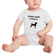 thumbnail image 2 of Every Baby Needs A Rat Terrier Dog Baby Romper Infant For Boy Girl 0-3 Months, 2 of 5