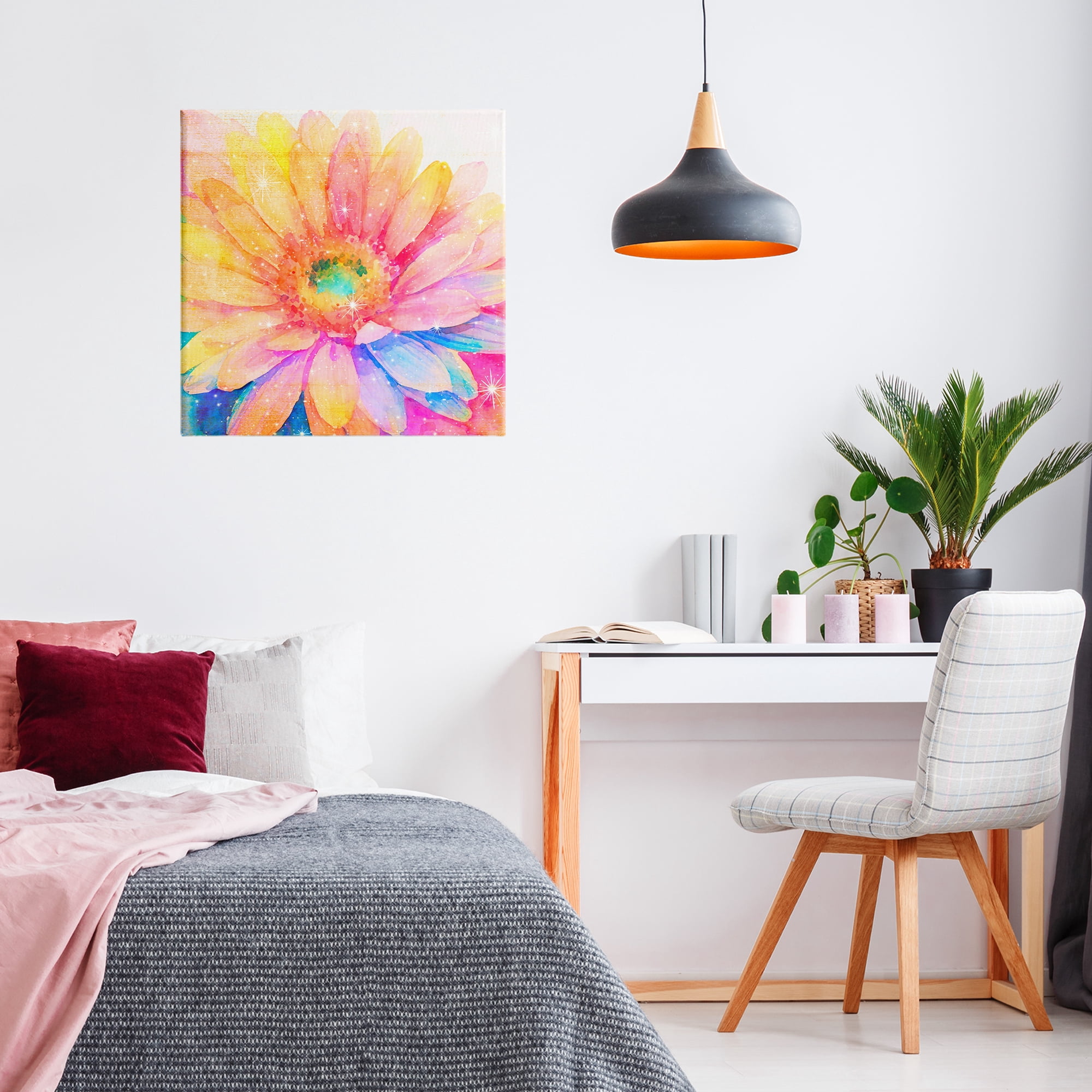 Stupell Industries Bloomtopia Shimmer Blossom Canvas Wall Art, design by Vibelicious