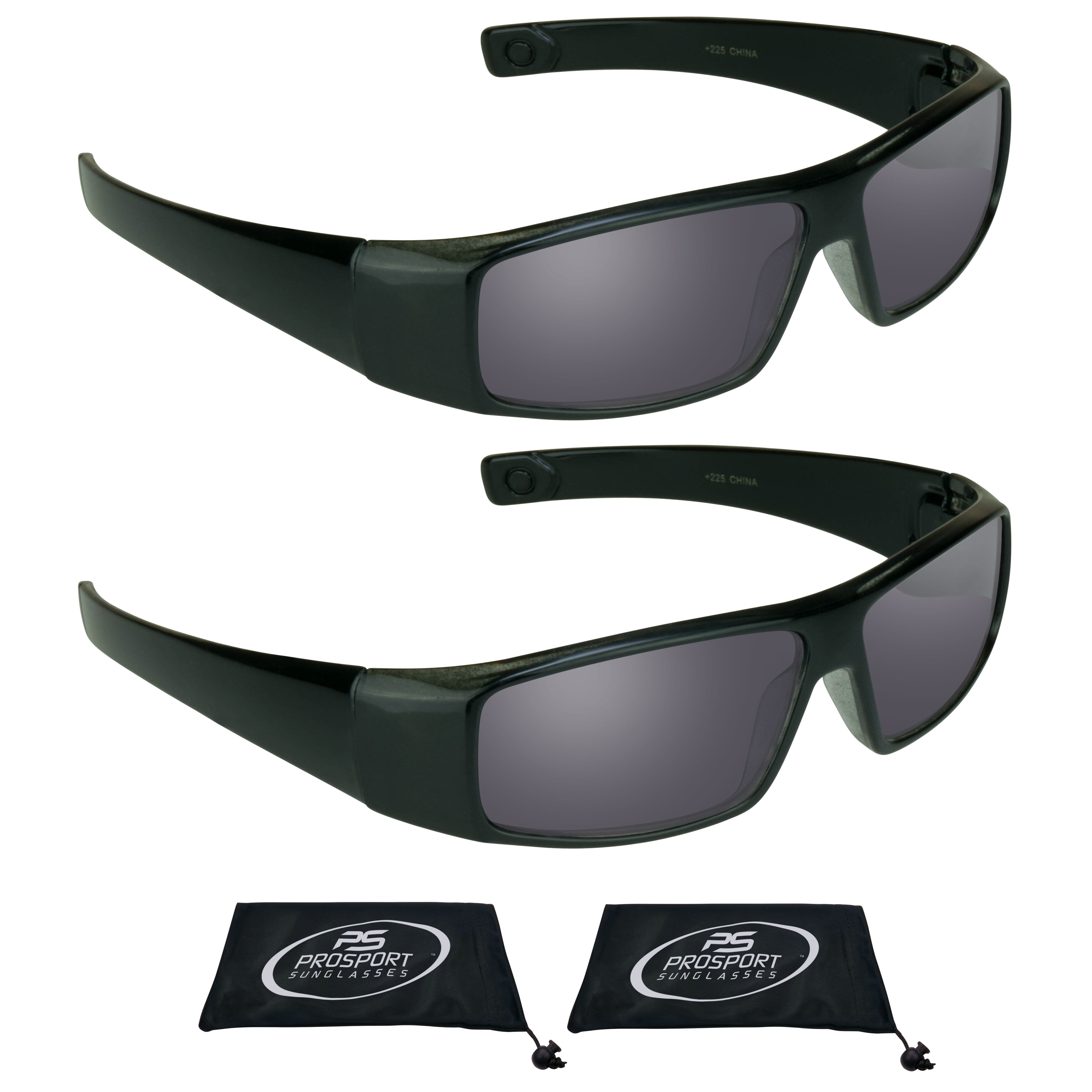 proSPORT Reading Sunglasses Full Lens Sun Readers for Large Head Sizes