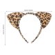 thumbnail image 4 of ColoMX 3 piezas para niños, orejas de gato, diadema, pajaritas, cola, conjunto, fiesta, disfraz de cosplay (estampado de leopardo amarillo), 4 of 8