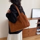 thumbnail image 3 of Bolso Tote De Lona Para Mujer, Bolso De Hombro De Gran Capacidad, Bolso Tipo Cubo Resistente, Amplio Compartimento Principal, Bolso Versátil Para Uso Diario, Bolso De Mano Robusto Y Práctico., 3 of 8