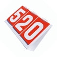 thumbnail image 4 of bedienty Tableau de Score Portable Rouge Badminton pour Soccer Volleyball Rouge 27x16cm, 4 of 6