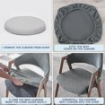 thumbnail image 5 of Polyester Seat Cushion Protector Stools Removable Stretch Slipcovers Leather Chair Seat Cover Removable Office Chair Cover For Decoration Home Hotel W, 5 of 5
