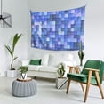 thumbnail image 5 of ZICANCN Funny Tapestry for Bedroom Aesthetic,Aesthetics of Diamond Color Arrangement Pattern Wall Tapestry for Living Room 60x40 Inches, 5 of 8