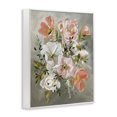 thumbnail image 3 of Stupell Industries Peachy Flowers on Grey White Framed Giclee Art design by Annie Quigley, 20 x 16, 3 of 8
