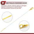 thumbnail image 4 of Unique Bargains 1 Pc Engine Oil Dipstick for Peugeot 206 Oil Level Dip Stick Double Hole Indicator No.1174G2 Yellow Plastic Metal, 4 of 6