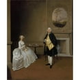 thumbnail image 2 of Arthur Devis 15x17 Gold Ornate Wood Frame and Double Matted Museum Art Print Titled - Mr. and Mrs. Hill (1750 - 1751), 2 of 4