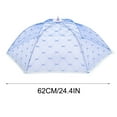 thumbnail image 5 of Food Cover Umbrella Tent with Mosquito Protection Mesh Screen Reusable Outdoor Picnic BBQ Food Covers Net for Flies 3-Pack, 5 of 9