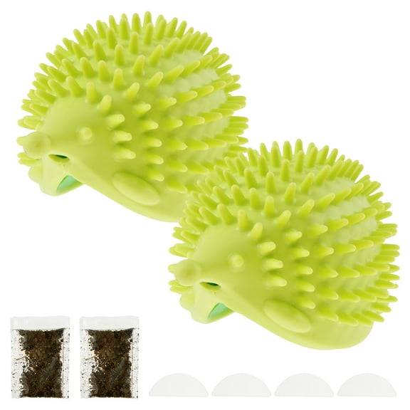 2Pcs Hedgehog Shape Cat Corner Tickler for Cat Kitten Soft Silicone Corner Cat Grooming Brush Easy to Install Wall Mount Corner Cat Face Scratcher for Indoor Use