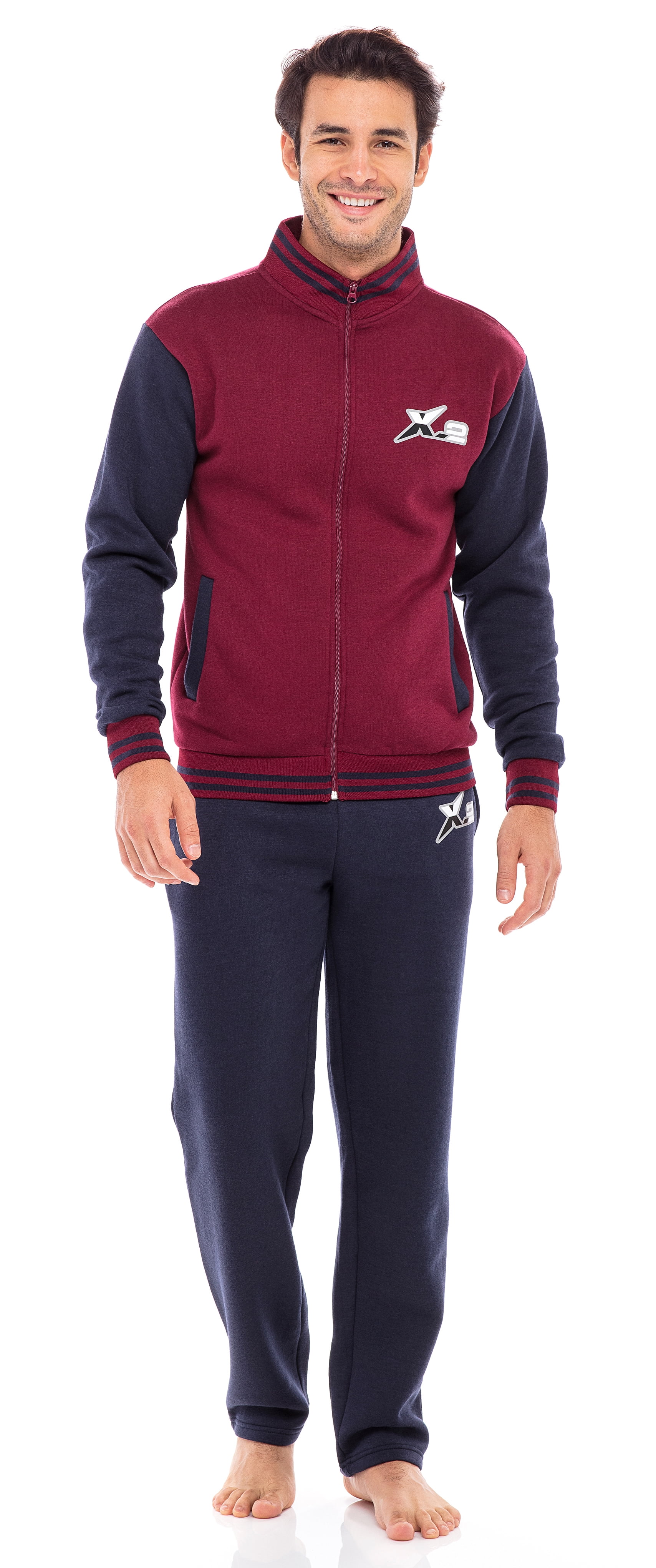 maroon sweatsuit