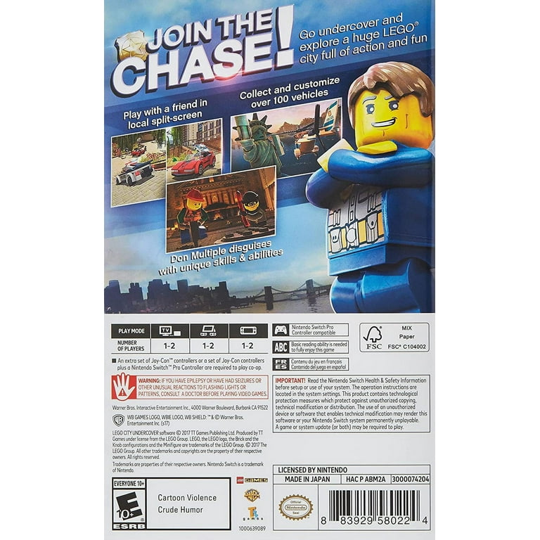 Lego city discount undercover switch price