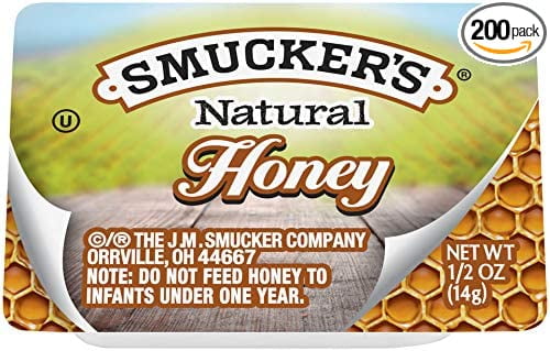 Smuckers Honey Portion Control, 0.5 Ounce (Pack Of 200)