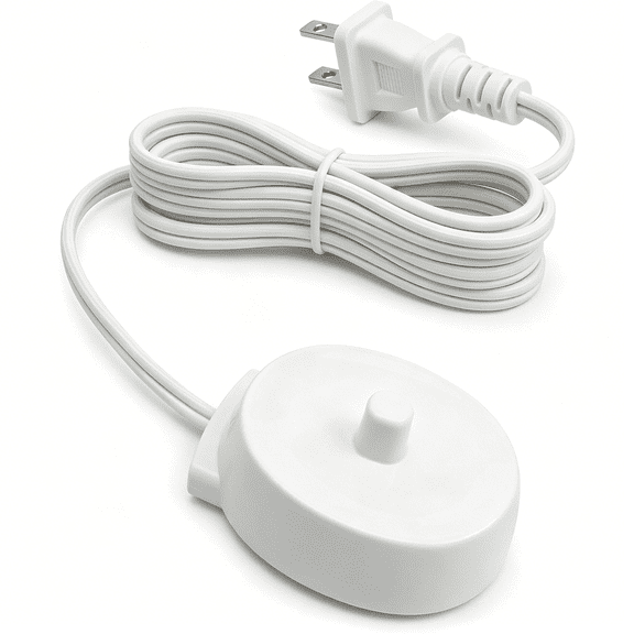 GJX Replacement Charger Electric Toothbrush Charger Power Cord Supply Inductive Charging Base Model 3757 3756 Portable 110-220V Travel Charger