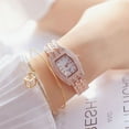 thumbnail image 5 of BS New Watch Chain Watch Light Luxury Small Green Watch Women's Watch Full of Diamonds Quartz Watch Fashion, 5 of 7