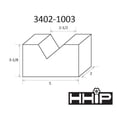 thumbnail image 3 of Hhip 5 X 2-1/2 X 3-1/8" Cast Iron V Block Set 3402-1003, 3 of 4