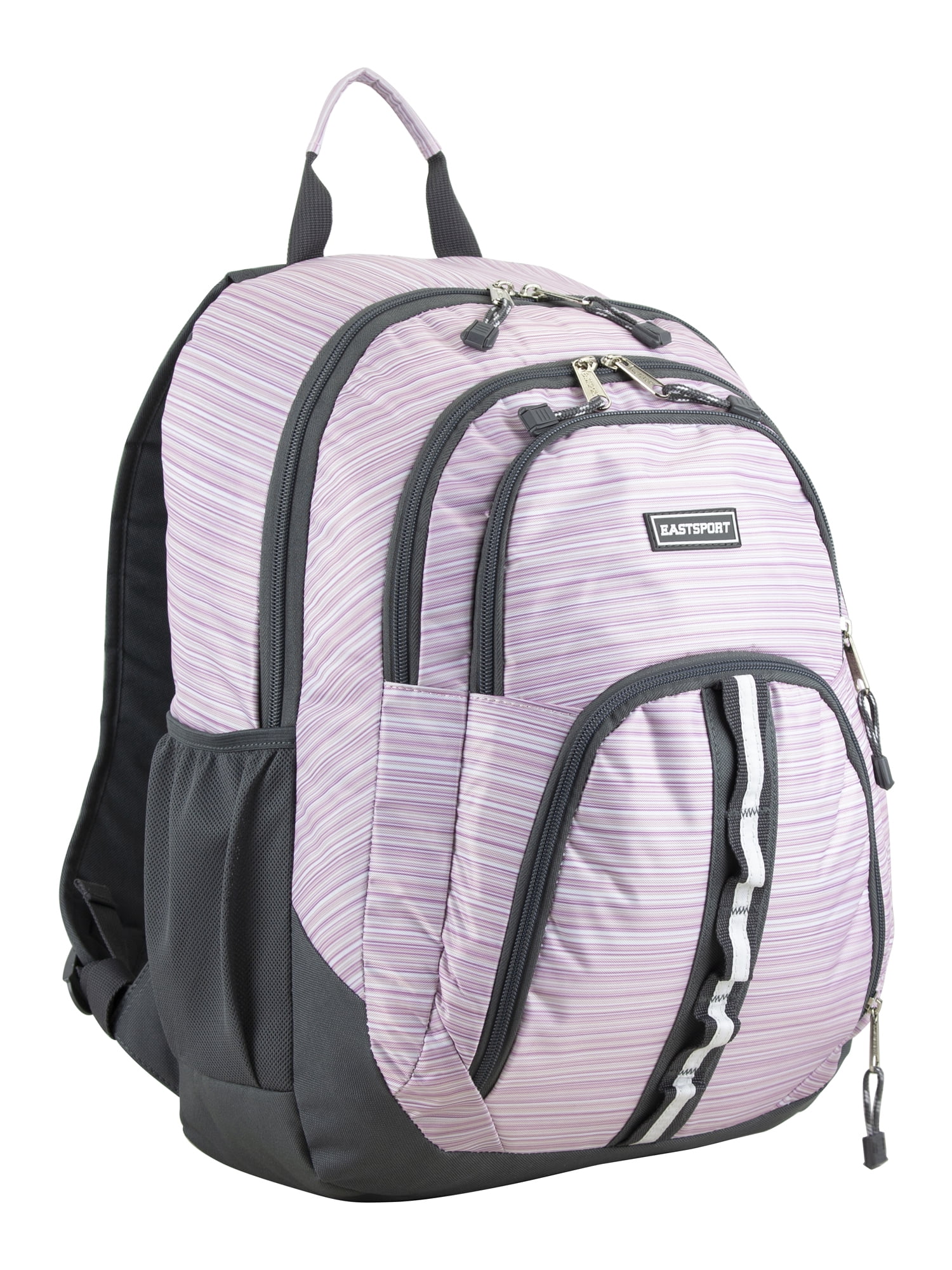 Eastsport Unisex Rally Sport 2.0 Backpack, Pink Stripe