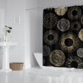 thumbnail image 3 of Abstracrt Rideaux de Douche Rétro Mi-Siècle (3) Imperméables, Doublure de Douche Chic Contemporain en Polyester, Ensemble de Rideaux de Douche avec Encliquetage, 72x72 Pouces, 3 of 4
