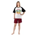 thumbnail image 4 of LuLiaMenton Family Matching Pajama Set Christmas in Summer Reindeer Beach For Couple Lover, Men L, 4 of 5