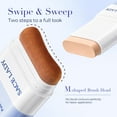 thumbnail image 4 of SACE LADY Foundation Stick, Medium to Full Coverage Foundation Makeup with Built-in Brush, Soft Matte Face Make Up Base with SPF 30 for Women, 0.4Oz, 4 of 11