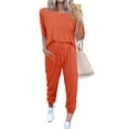 thumbnail image 1 of Conjunto de Jogger PRETTYGARDEN 2025 Naranja Rojo Talle S, 1 of 6