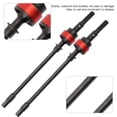 thumbnail image 4 of Arbre de transmission avant CVD en acier de remplacement, accessoire adapté aux chenilles Axial SCX10 1:10, rouge, 4 of 4