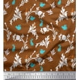 thumbnail image 1 of Soimoi Cotton Duck Fabric Leaves,Floral & Rabbit Animal Decor Fabric Printed Yard 42 Inch Wide, 1 of 3