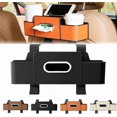 thumbnail image 1 of Car Organizers and Storage Box, Car Organizers and Storage Box Behind Set, 4 in 1 Multifunctional Cars Organizer and Storage Back Seat for Hold Phone, Drinks, Handbag, Universal Fit, 1 of 6