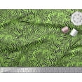 thumbnail image 3 of Soimoi Green Cotton Poplin Fabric Leopard & Wild Animal Skin Printed Fabric 1 Yard 56 Inch Wide, 3 of 3