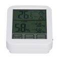 thumbnail image 4 of Electronic  Hygrometer, Small In Size Temperature Humidity  Touch Screen Lightweight  for Baby Room Guitar Room for Greenhouse Basement, 4 of 8