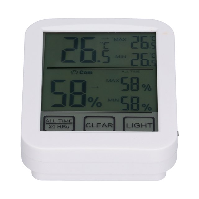 Termómetro higrómetro digital, termómetro higrómetro digital táctil, comprobador de temperatura y humedad, suministros para el hogar fiel a su promesa