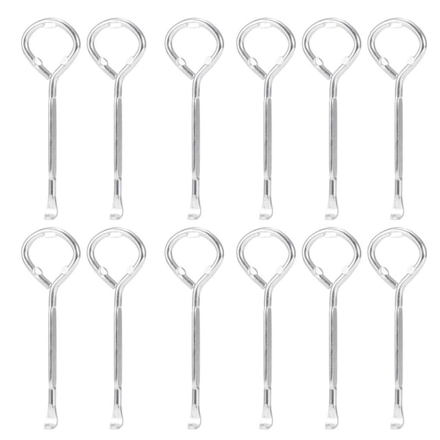 Injueey 12 Uds. Abrebotellas, abridor de cubos de pintura, abridor de latas de pintura, destornillador para bebidas y cerveza Kits de equipo de elaboración de vino Injueey HA016068-00