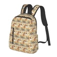 thumbnail image 2 of Daiia 70s Hippie Style School Backpack for Men and Women Lightweight Backpack Durable Backpack Water-Resistant,Travel,Work Bag, 2 of 9
