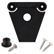 NeverBreak Parts - 1 High Strength Black Igloo Cooler Latch with Post and 3 SS Screws, Igloo Cooler Repair Kit