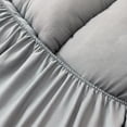 thumbnail image 4 of Extra Thick Plush Mattress Topper, Deep Pocket Fitted Bed Pad, Soft Breathable Mattress Protector, All-Season Use （Grey,King), 4 of 8