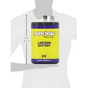 Rayovac Lantern Battery 945R4C - 6 Volt Zinc Carbon - 1 Pack Bulk