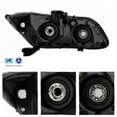 thumbnail image 2 of AKKON - Fits 2012 2013 2014 2015 Honda Civic Sedan 12-13 Civic Coupe [Halogen Type] Black Headlights Headlamp Pair Left+Right, 2 of 6