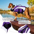 thumbnail image 2 of Dog Life Jacket Vest, Ripstop Pets Floatation Lifesaver Puppy Reflective Safety Swimsuit Preserver, Adjustable Life Coat with Rescue Handle for Small Medium Large Dogs Swimming Surfing Boating, 2 of 7