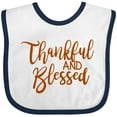 thumbnail image 3 of Inktastic Thankful and Blessed Boys or Girls Baby Bib, 3 of 4