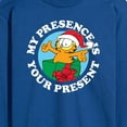 thumbnail image 3 of Garfield - My Presence Is Your Present - Adult Long Sleeve Tee, 3 of 5