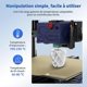 thumbnail image 3 of (White) PLA Filament for 3D Printer White, 1 kg 1.75 mm PLA Filament for 3D Printing on 3D Printer a, 3 of 5