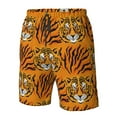 thumbnail image 5 of Naloa Tiger Men's Beach Shorts, Surfing shorts, Swim trunks, Quick Dry Swim Trunks for Surfing Beach Fun - Small, 5 of 9